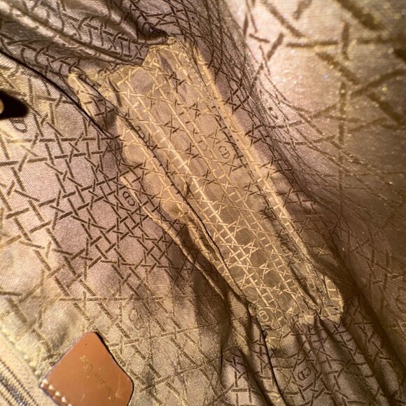 DIOR NYLON Vintage Lady Dior Brown Large - Picture 12 of 16